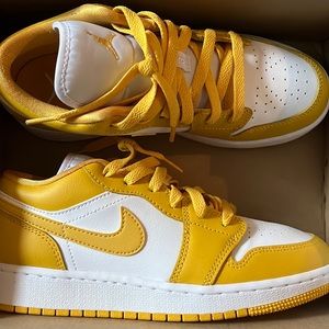 Jordan Low Pollen Yellow Sneakers
